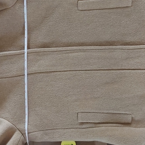 J. Crew Wool Blend Button-neck city coat Tan Size 6 - Picture 10 of 11